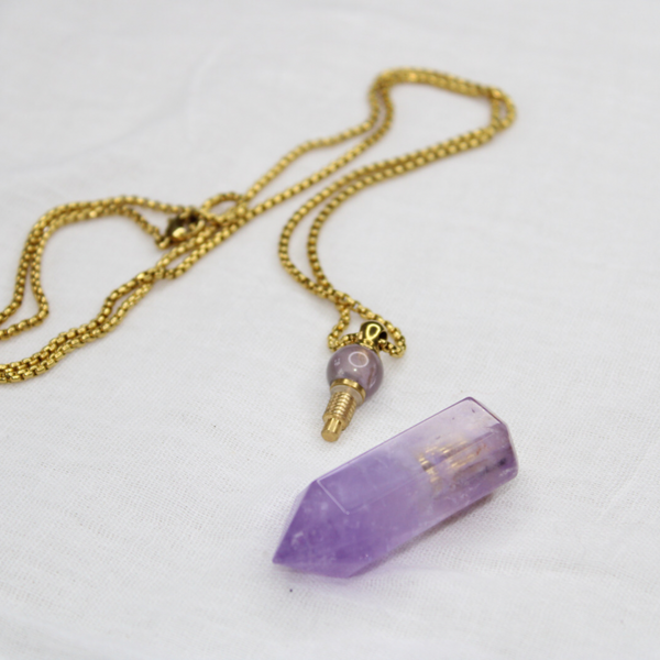 Amethyst Oil Necklace